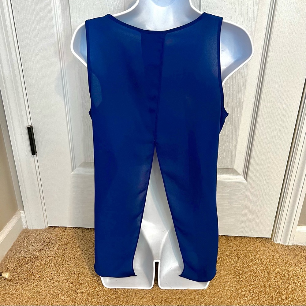 Express Split-Back Tank (Blue) - Size S - image 3